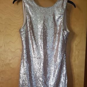 Champagne Gold Sequin Dress